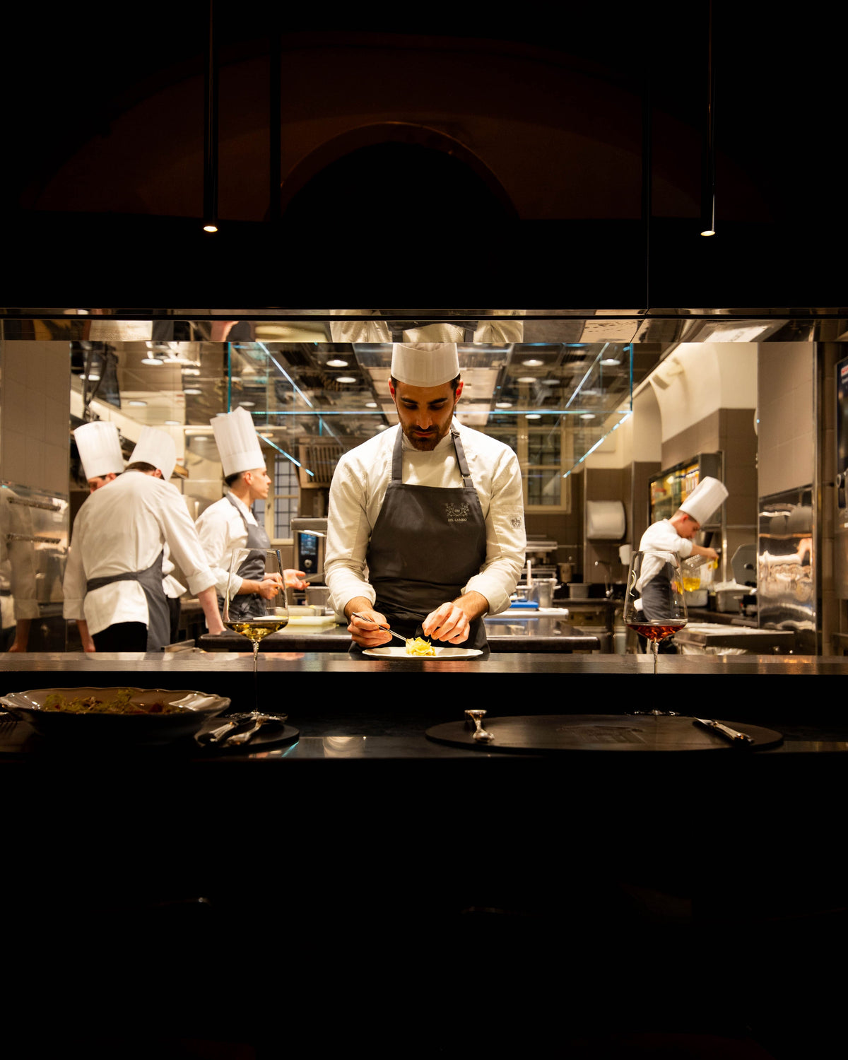 Ristorante Del Cambio - Tavolo dello Chef con selezione di vini