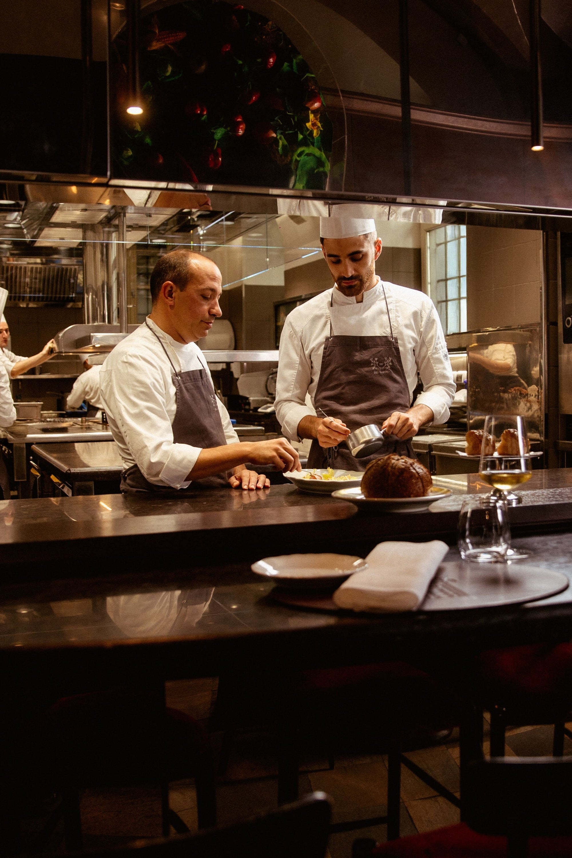 Ristorante Del Cambio - Tavolo dello Chef con selezione di vini